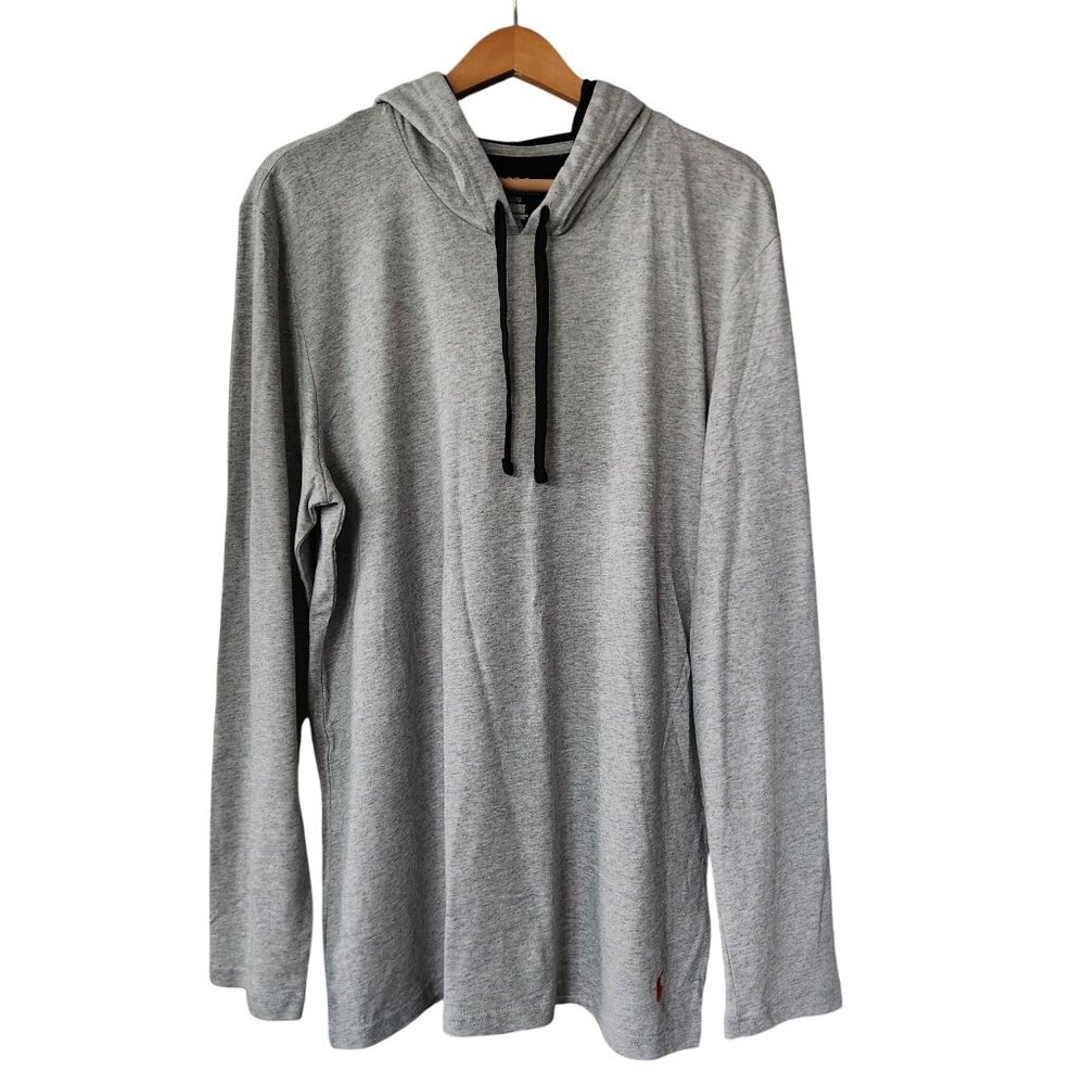 Polo Ralph Lauren Supreme Comfort Hodded T-Shirt Men's M Gray Loungewear Sleep